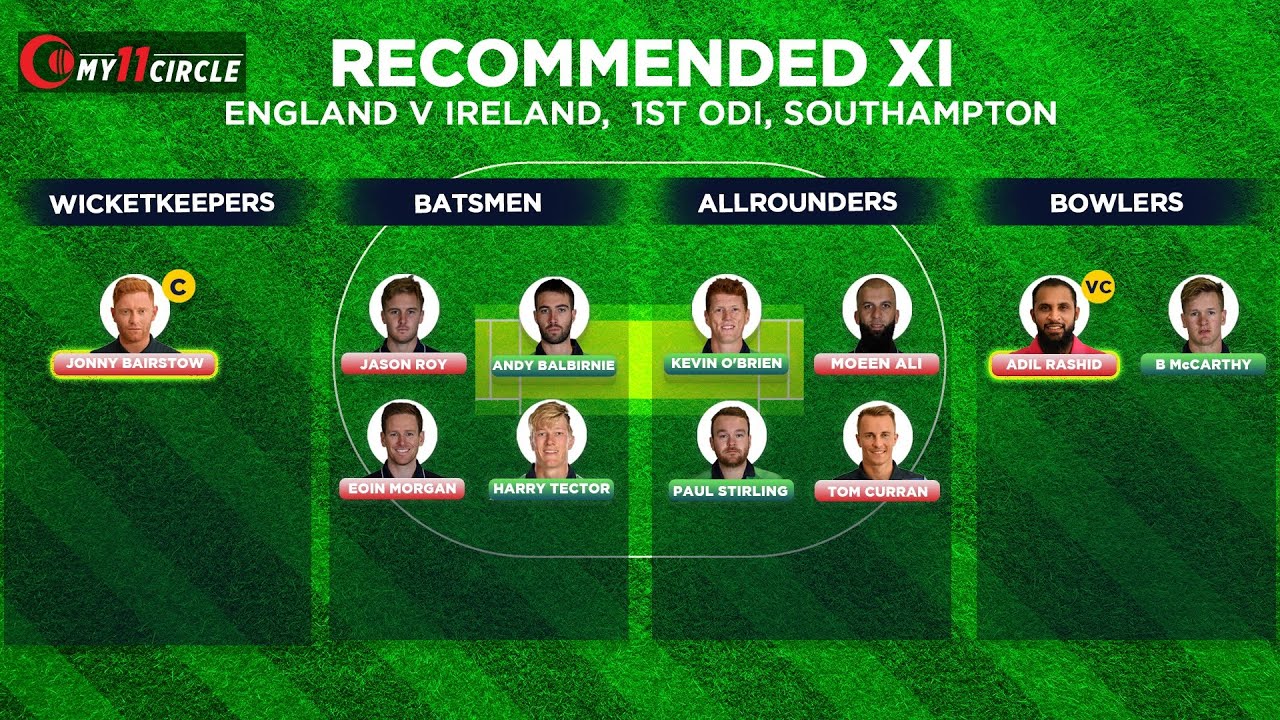 Fantasy pick – Back England's ODI specialists in Bairstow and Rashid | ENG v IRE, 1st ODI