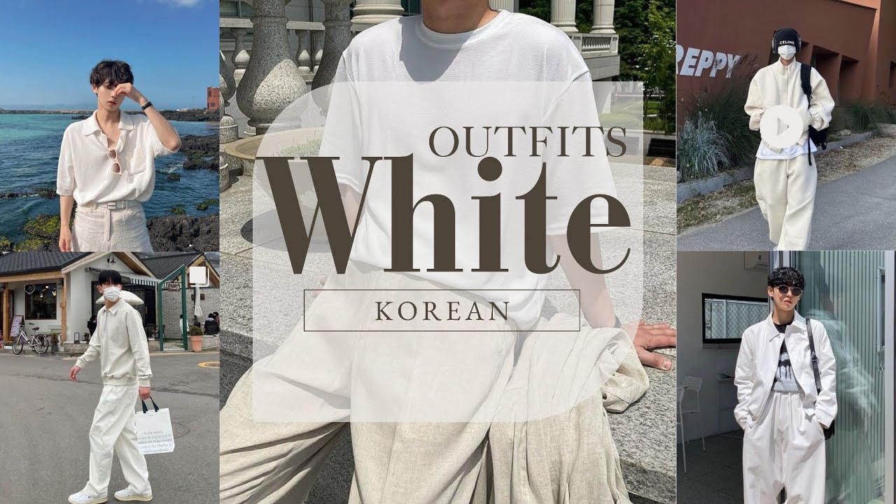 All White Outfits for Men |  Korean Men's Fashion