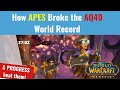 How APES Broke the AQ40 Speed World Record! (Then Progress Beat That!)