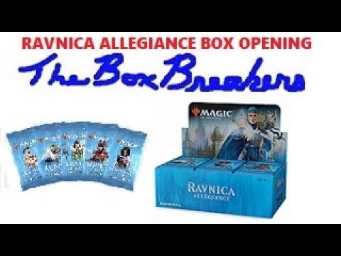Ravnica Allegiance MTG Booster Box Opening Magic The Gathering Booster Packs Part 1