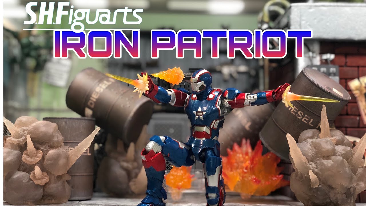 REVIEW: SH Figuarts Iron Patriot (Reissue) from Iron Man 3