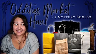 Oddities and Curiosities | Macabre Market Haul and Mystery boxes | Bones and Art!