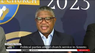 Political parties attend church service at Grace Bible Church