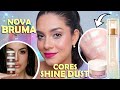 TESTEI A BRUMA FIX CARE + TODAS AS CORES DO ILUMINADOR SHINE DUST - Lançamentos BM BEAUTY