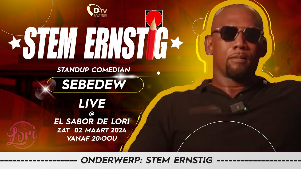 Standup Comedian Sebedew Live @El Sabor De Lori