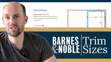 Barnes and Noble Trim Sizes - Review These Trim Sizes Before Self Publishing on Barnes & Noble
