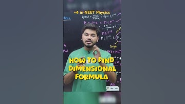 Unit & Dimensions for NEET 2025 #neetpreparation #neet2025 #dimensions