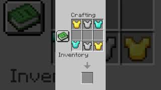 Crafting the RAINBOW CHESTPLATE in Minecraft! 🌈🛡️#minecraft