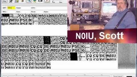 Feld Hell QSO, simple Hellschreiber video