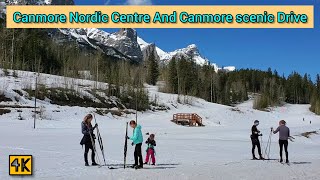 Canmore Nordic Centre And Canmore Scenic drive on early spring 2022 #canmore #canada #banff