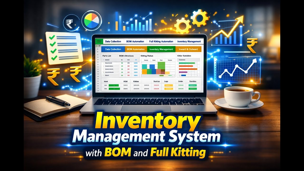 Inventory Management System with BOM and Full Kitting in Google Sheets | BOM and Full Kitting 