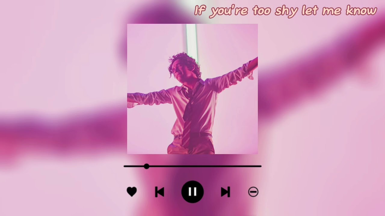 if you're too shy (let me know) -1975 sped up