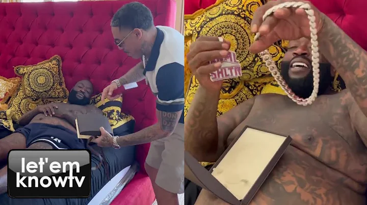 Gunplay Just Gave Rick Ross The "ANML SHLTR" Piece He Got From Franky Diamonds 2 Days Ago As A Gift👀
