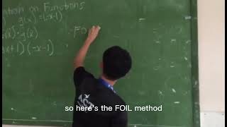 OPERATING ON FUNCTIONS (MULTIPLICATION FT. FOIL METHOD)