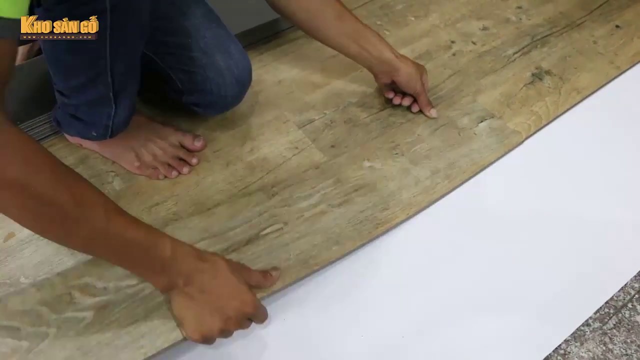 Hướng dẫn lắp đặt, thi công sàn nhựa hèm khóa Wellmark - YouTube
