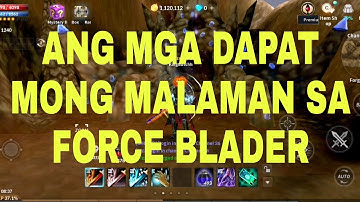 CABAL MOBILE - FORCE BLADER GUIDE