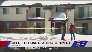 Muncie police investigating 3 people found dead inside the same apartment