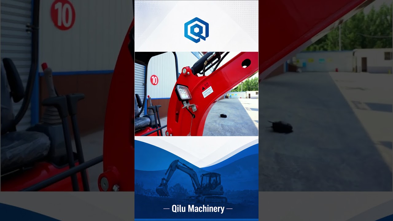 Qilu 15Pro Mini Excavator Walkaround