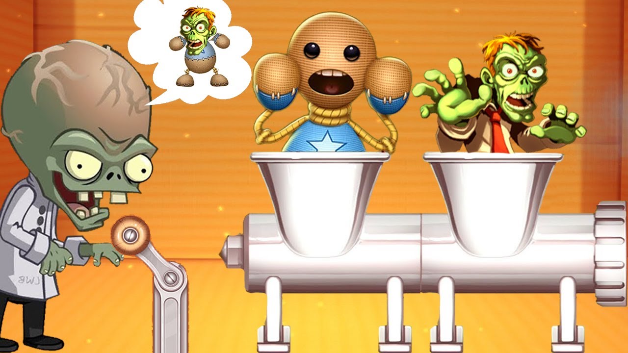 The Buddy and Zombies Born in Meat Grinder Kick The Buddy Gameplay