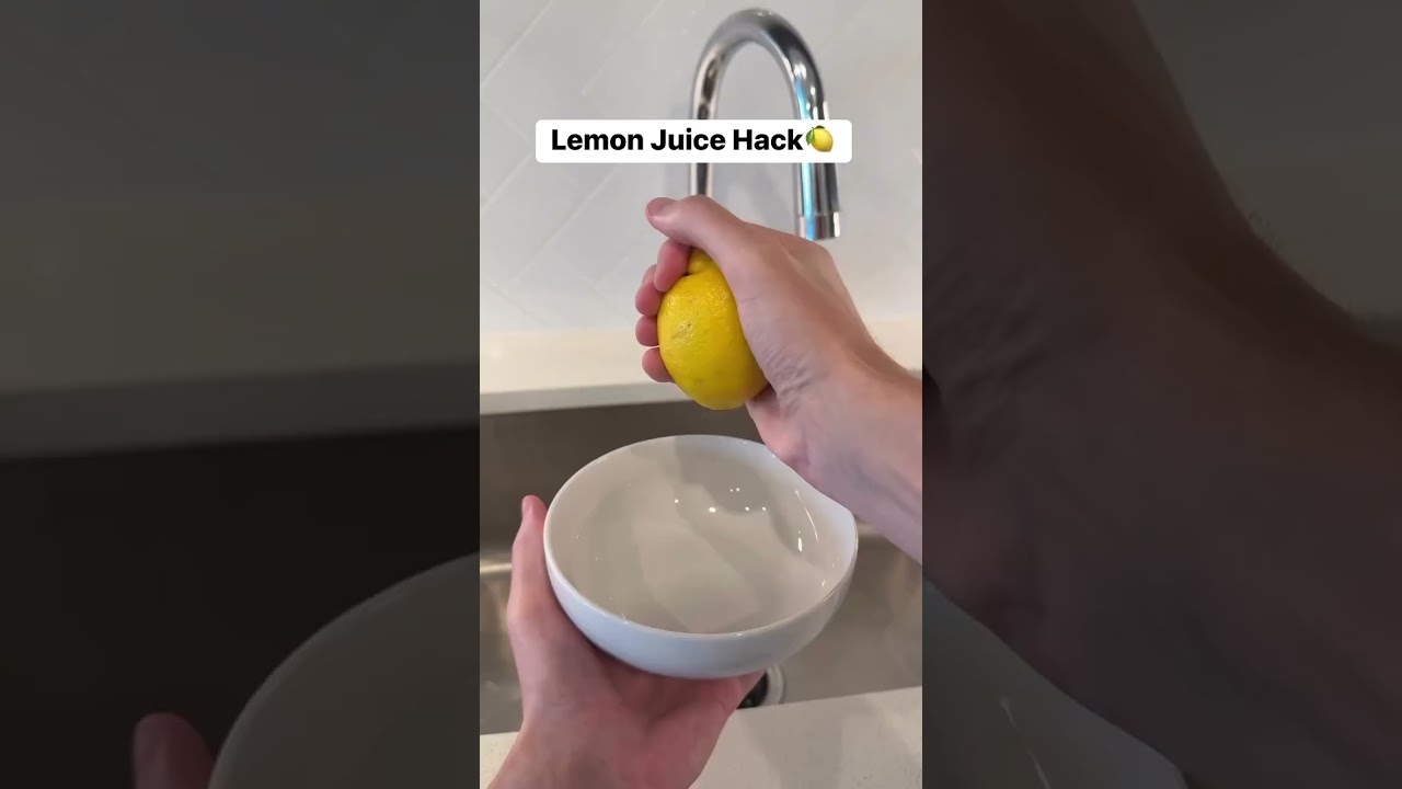 Lemon Juice Hack 