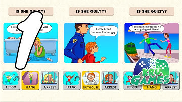 Be The Judge - Ethical Puzzles, Brain Games Test Gameplay Walkthrough #1 (Android, IOS)