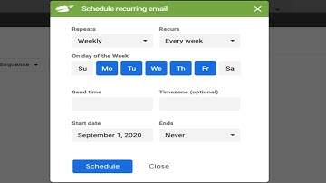 How to Send Recurring Emails in Gmail