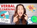 Verbal Learning Style OVERVIEW + BEST STUDY TIPS!