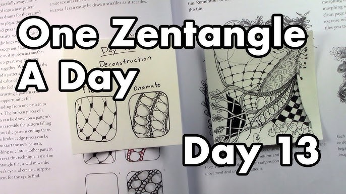 Harmony, Variety, Beelight, Chillon, Bales - One Zentangle A Day (Day 12) -  YouTube