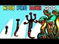 NOOB vs PRO vs HACKER vs GOD in Monster vs Blocks