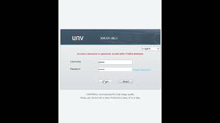 How to reset Password in UNV (Uniview)-Please Set Linked Email Address in the Local Interface First