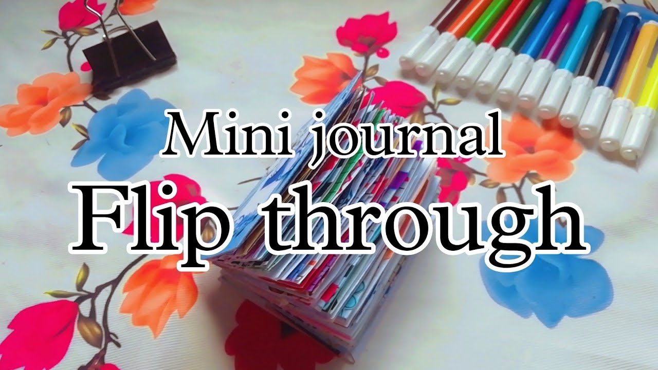 Flip through of my mini journal 💜 