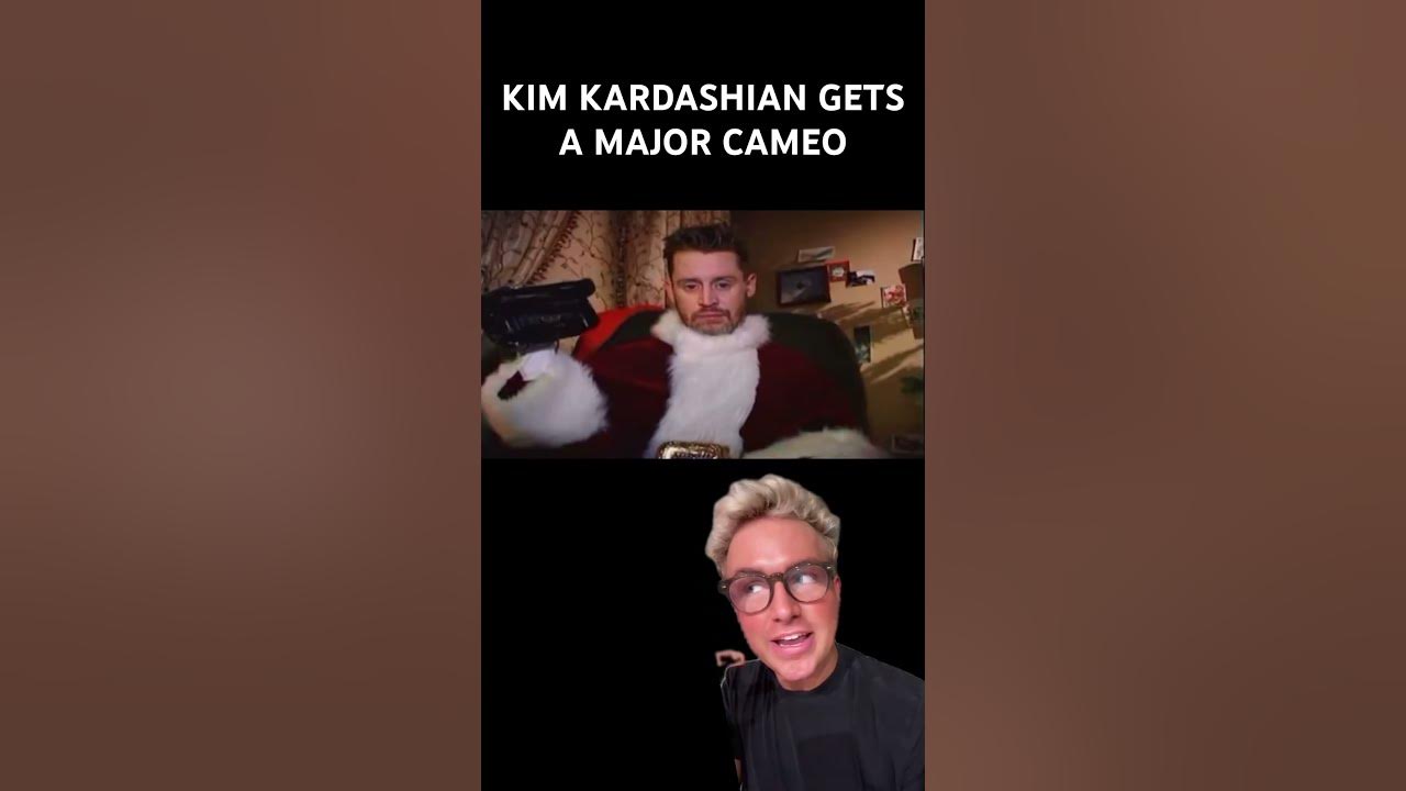 Kim Kardashian Santa baby music video has a HUGE cameo #shorts #homealone
