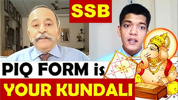 PIQ form is your Kundali in SSB  -  CDR. Chakarpani Shubham Varshney | How to fill PIQ form in SSB