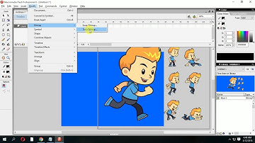Macromedia Flash 8 Sprite animation Running man