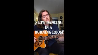 Alex Barber Acoustic Cover Of Slow Dancing In A Burning Room By