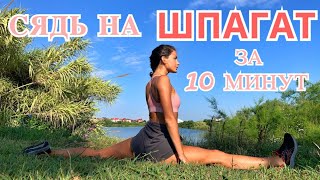 ШПАГАТ ЗА 10 МИНУТ. РАСТЯЖКА НОГ