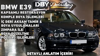 Belgesel Tadında Restorasyon! | BMW E39 530d Komple Boya | Deri Aksam Yenileme ve Detay Uygulamaları