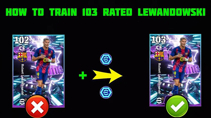 How to train Robert Lewandowski 103 rated in efootball 2026.