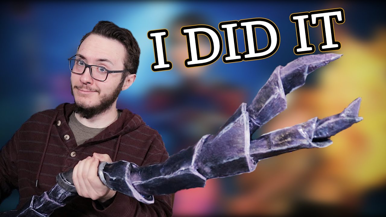 I Made the SHADOW STAFF from TROLLHUNTERS! - YouTube