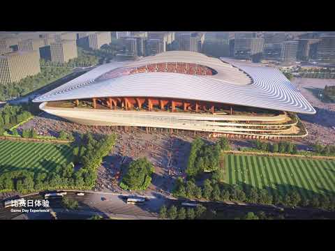 Stadion piłkarski ZHA Xi’an International Football Centre - Zaha Hadid
