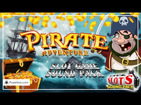 PIRATES! Casino Slot Game Sound Effects & Music Library - Caribbean Adventure Royalty Free SFX Audio