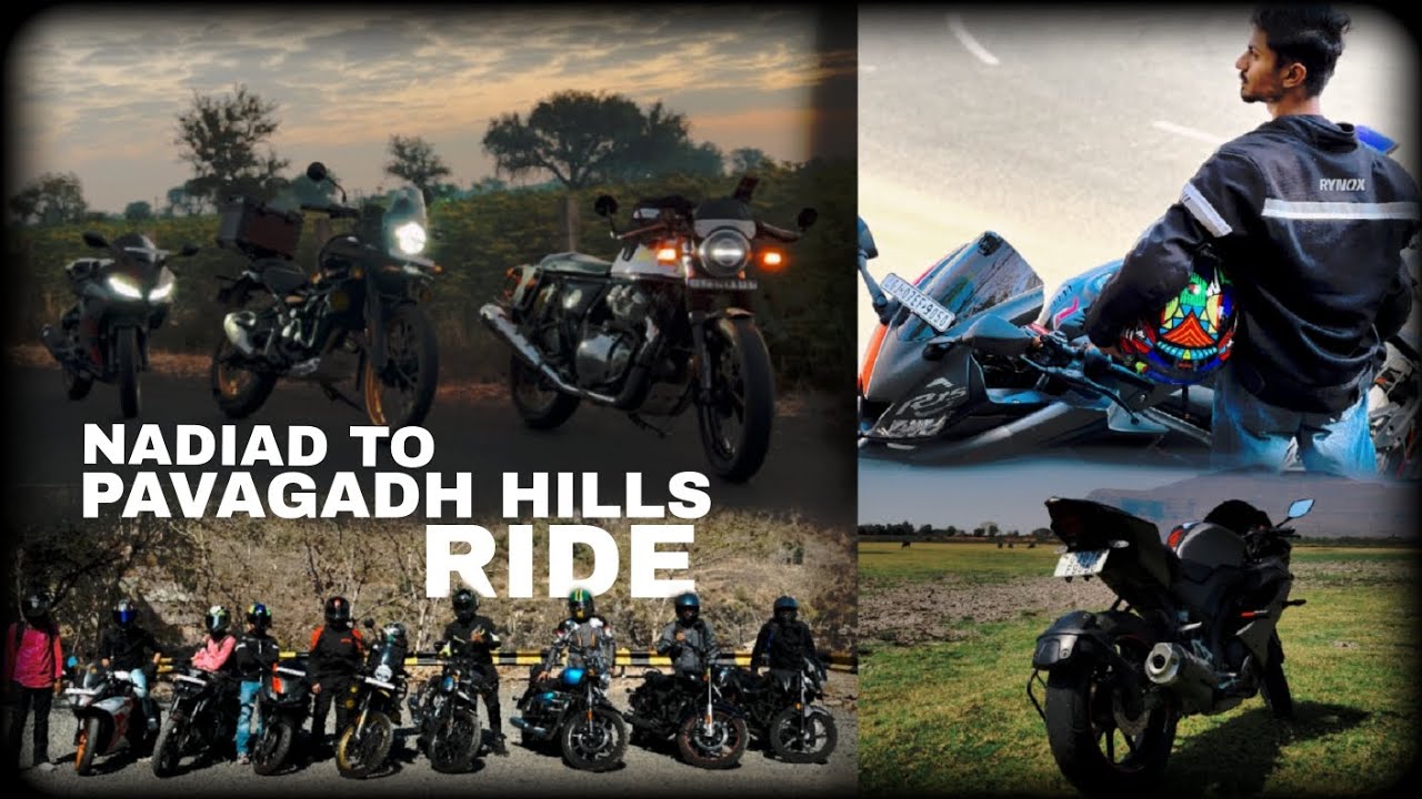 NADIAD TO PAVAGADH HILLS RIDE🏔️ |  UNLIMITED FUN WITH FRIENDS 💥🤙🏻| R15 V3
