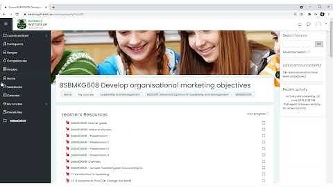 BIA Student Orientation Moodle Access