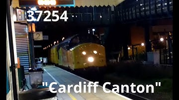 Prestatyn 14.6.2017 - Colas 37254 "Cardiff Canton" & DBSO 9714 on test train