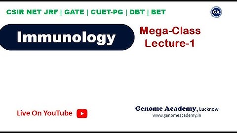 Immunology  L1 | Innate & Adaptive immunity | CSIR JRF NET | CUET Life Sciences |