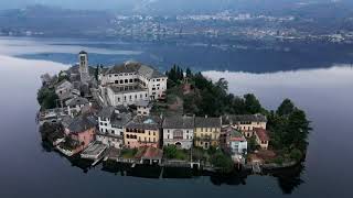 Orta e Isola di San Giulio - Dic 2021 (Mavic Air 2 - 4K)