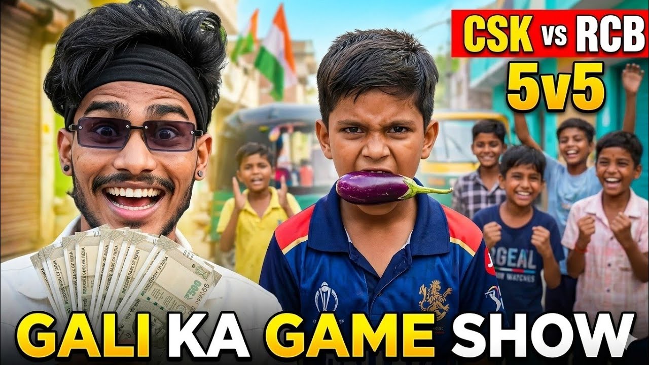 Odia Player Game Show – CSK vs RCB 5v5 Battle | 5000 ଟଙ୍କା ପ୍ରାଇଜ୍”