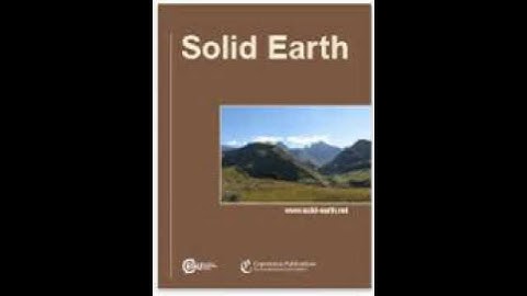 Solid Earth (journal) | Wikipedia audio article
