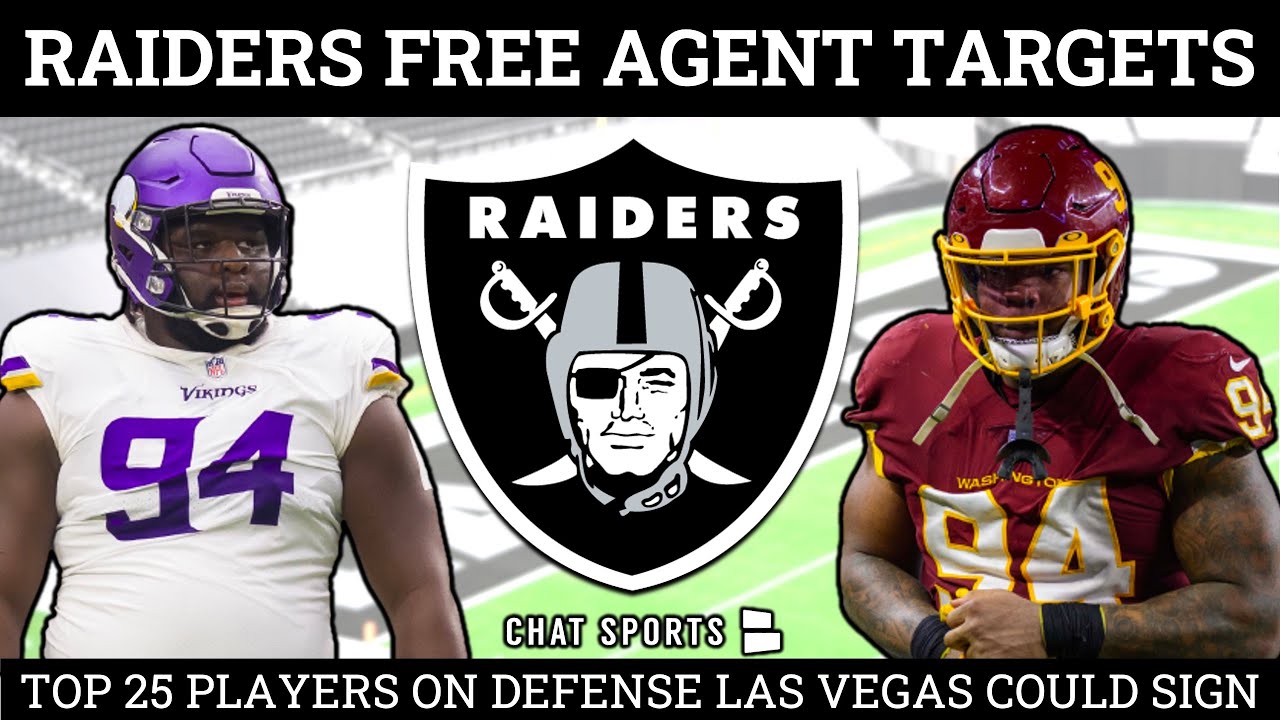 Raiders Free Agent Targets: Ranking The Top Defenders Las Vegas Should Sign  In 2023 NFL Free Agency 