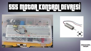 (555 Timer) DC Motor Hız Kontrol Devresi Nasıl Yapılır. DIY PWM Motor Kontrol Cihazı #555timer